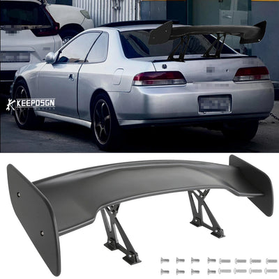 Adjustable 47"Rear Trunk Spoiler Tail Wing GT Racing For Honda Prelude 1997-2001