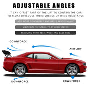 Adjustable 47"Rear Trunk Spoiler Tail Wing GT Racing For Honda Prelude 1997-2001