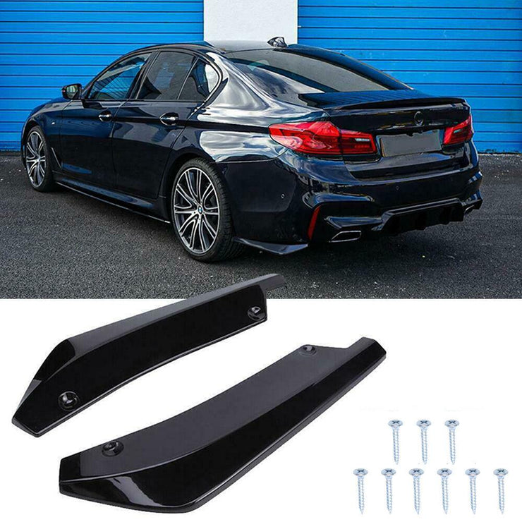 For BMW 3 Series E90 E92 E93 F30 Rear Spats Side Splitter Bumper Lip Diffuser Canard