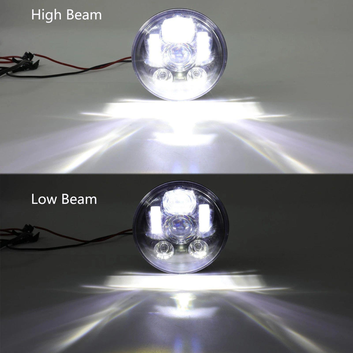 5-3/4'' 5.75" Motorcycle LED Projector Headlight for Honda Rebel 500 450 250 125