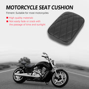 DREAMIZER Custom Motorcycle Rear Passenger Cushion, 8 Suction Cups Motorcycle Rear Seat Pad Compatible with Harley Sportster XL 883 1200 Dyna Softail Touring Cruiser Chopper Custom