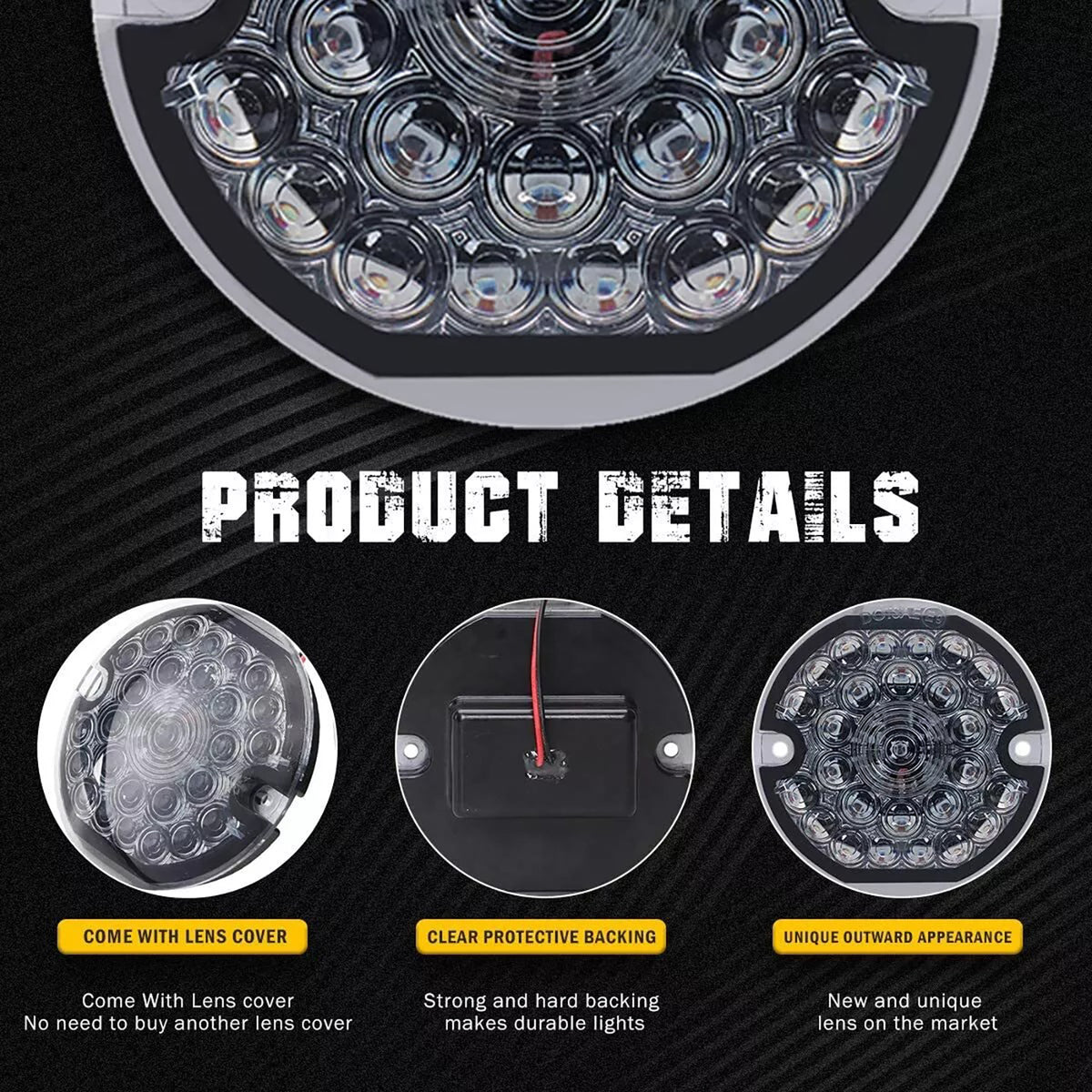 3-1/4" 1157 LED Turn Signals Blinker Lights For Harley Road King Electra Glide