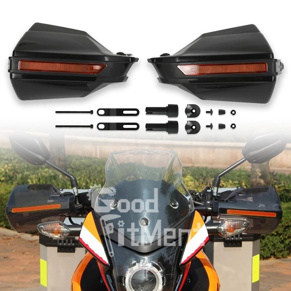 Motorcycle Universal 7/8" Hand Guard Handguard Shield Windproof Protector Bike