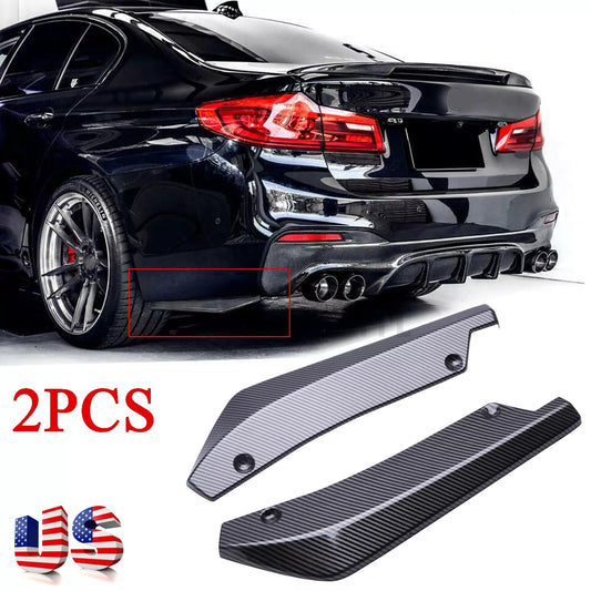 For E90 F30 F10 G30 Rear Bumper Diffuser Splitter Canards Spoiler Carbon Fiber