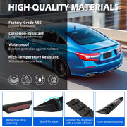 For Ford Explorer Car Rear Bumper Diffuser Lip Spoiler Splitter Body Kit Black
