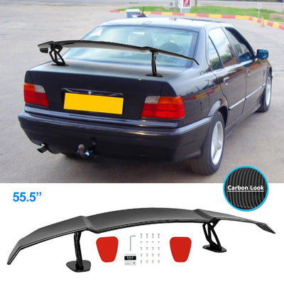 For 3 Series E36 E46 E90 E92 E93 M3 Carbon Rear Trunk Racing Spoiler GT Wing