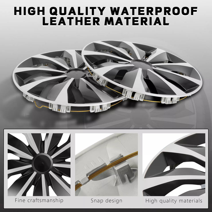 For Toyota Corolla 4x Wheel Covers 16" Snap On Hub Caps Fit R16 Tire & Steel Rim