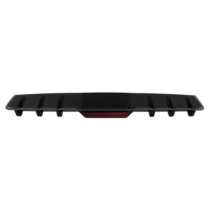 For Ford Explorer Car Rear Bumper Diffuser Lip Spoiler Splitter Body Kit Black