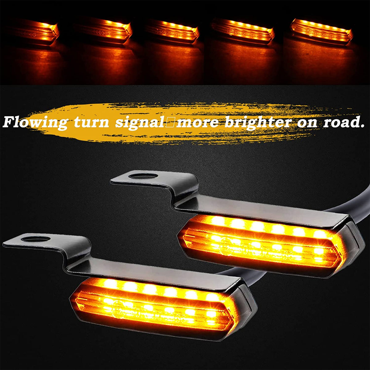 Dreamizer LED Turn Signals, Handlebar Brake Clutch Marker Light