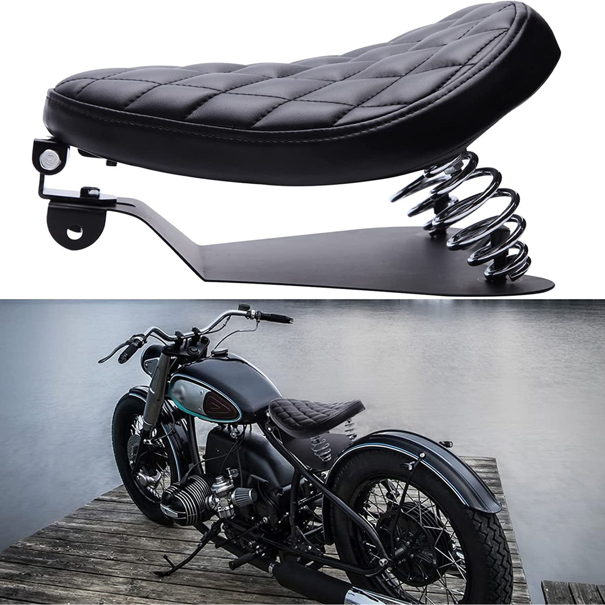 Dreamizer Motorcycle Solo Seat Spring Base Plate Bracket