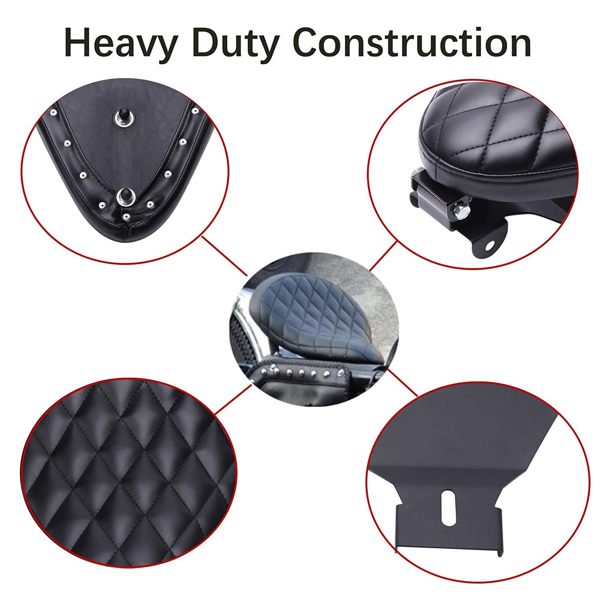 Dreamizer Motorcycle Solo Seat Spring Base Plate Bracket