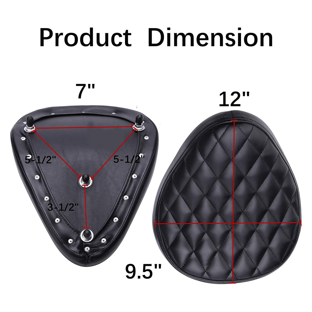 Dreamizer Motorcycle Solo Seat Spring Base Plate Bracket