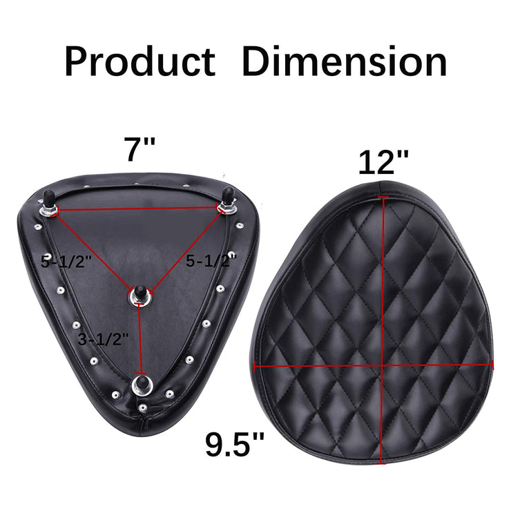 Dreamizer Motorcycle Solo Seat Spring Base Plate Bracket