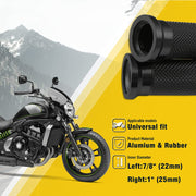 Dreamizer Motorcycle Handle Grips Rubber Handlebar Grips
