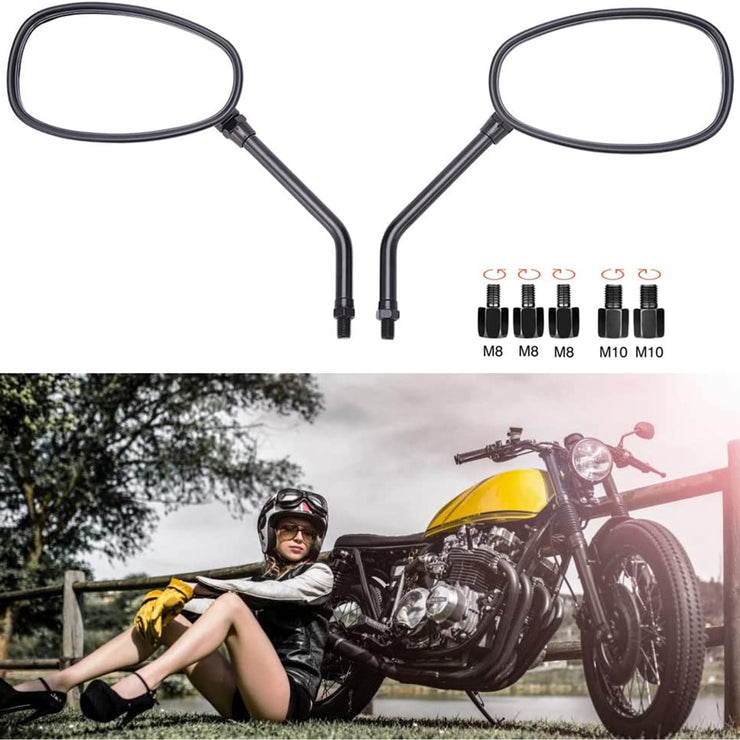 Dreamizer M10 Rectangle Motorcycle Side Mirrors