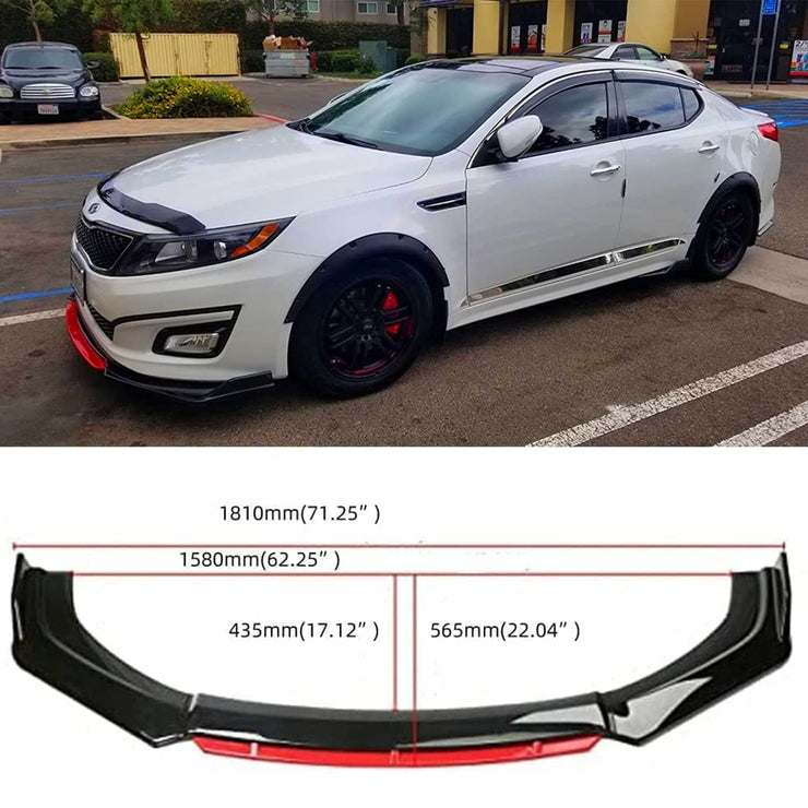 Dreamizer Car Universal Front Bumper Lip 4pcs